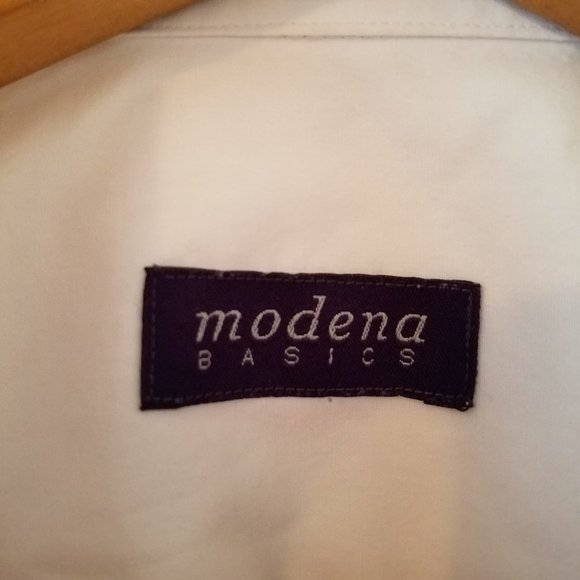 Modena Basics Men's Short Sleeve Button Down Shirt - Picture 3 of 8